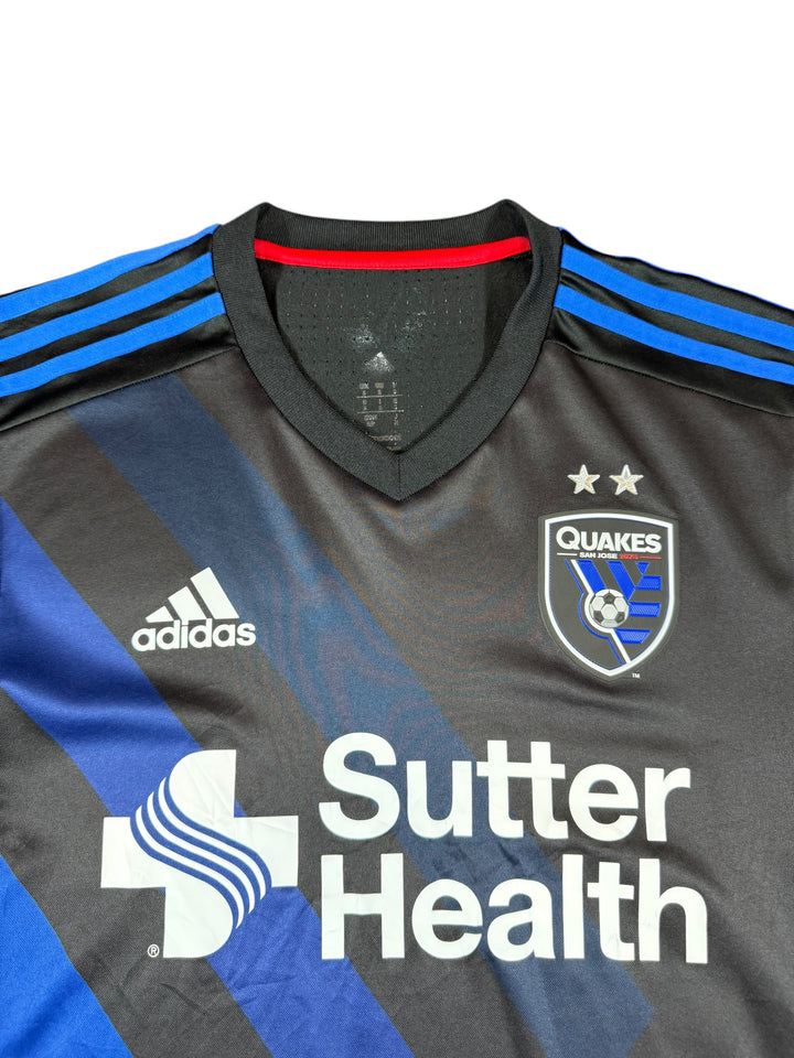 2017/18 San Jose Quakes Adidas Football Shirt Player Spec - 9/10 - (S)