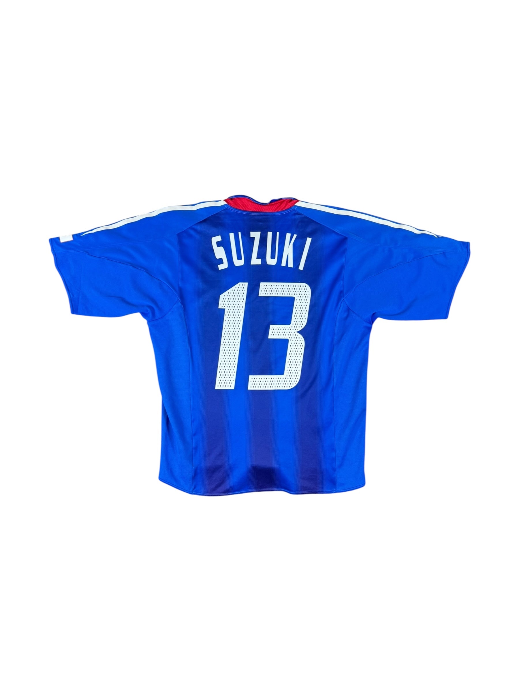 2004-06 Japan Adidas Home Player Authentic Shirt #13 SUZUKI - 9/10