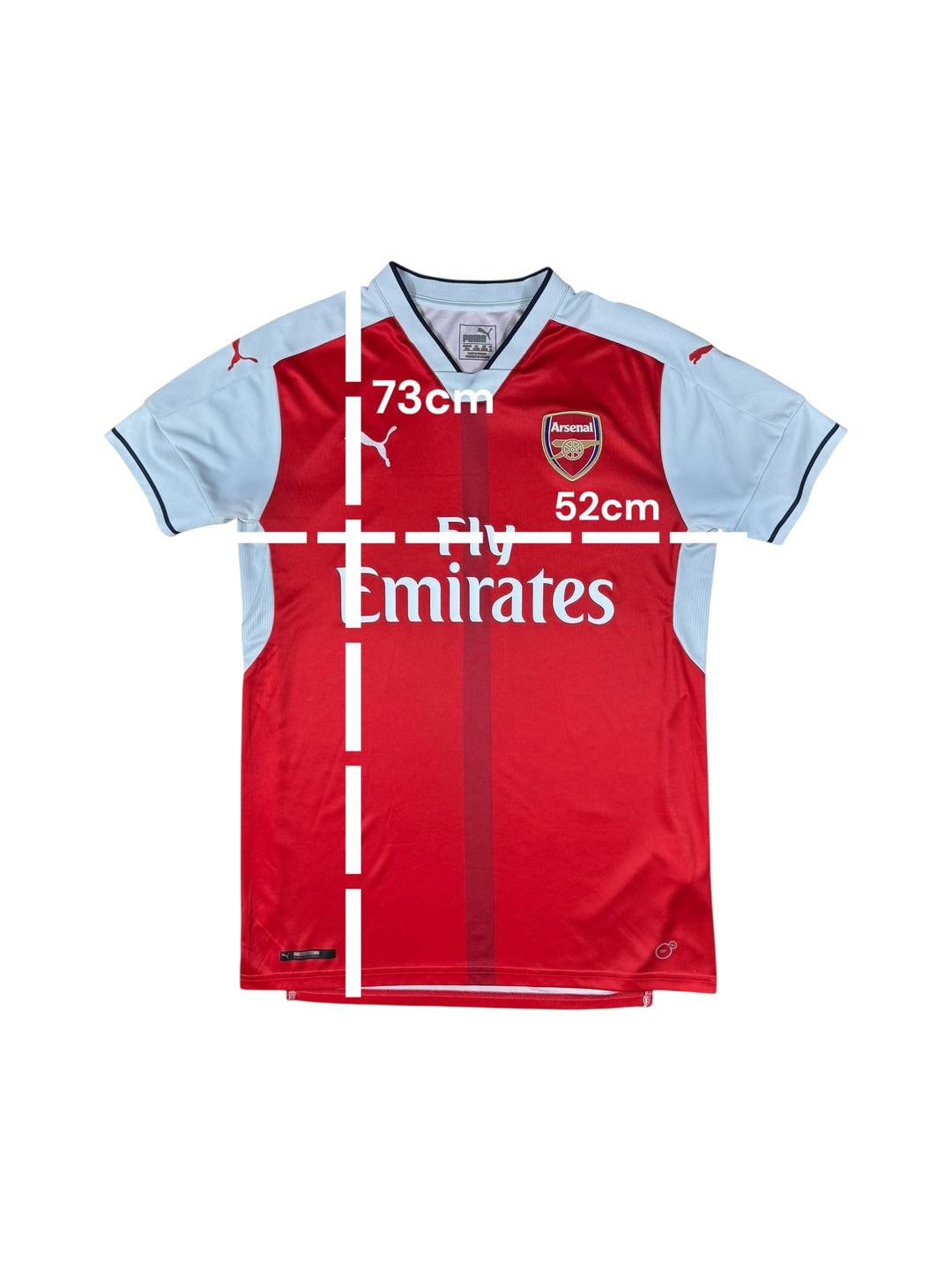 2016/17 Arsenal Puma Home Football Shirt - 9/10 - (M)