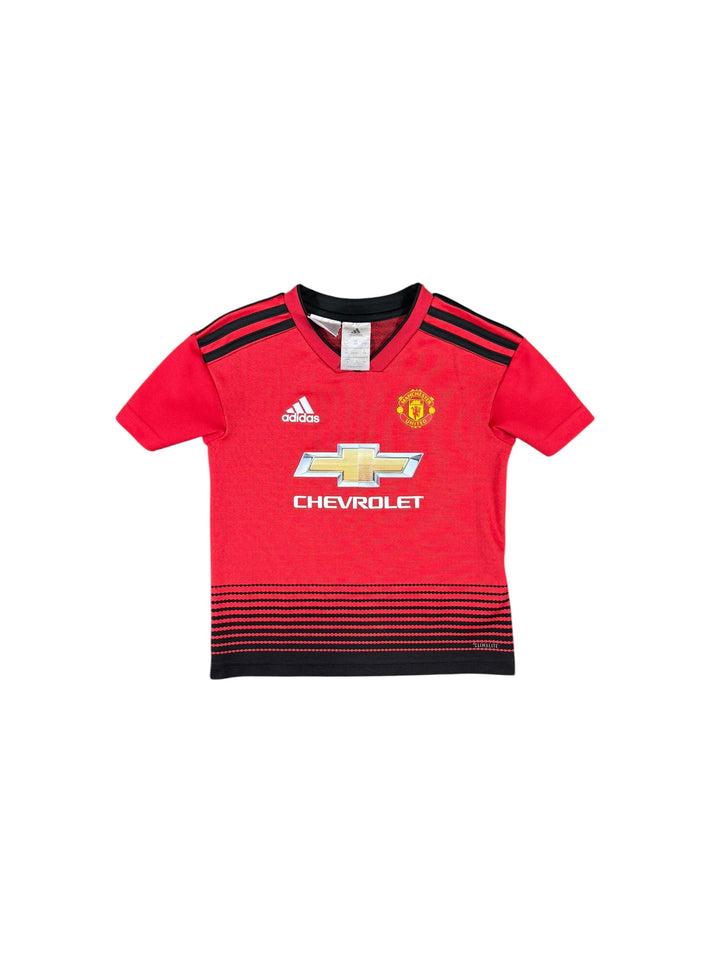 2018-19 Manchester United Adidas Home Shirt - 9/10 - (5-6 Years)