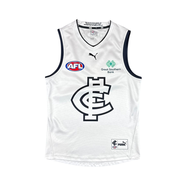 2022 Carlton Blues Puma Away Jersey - 8/10 - (S)