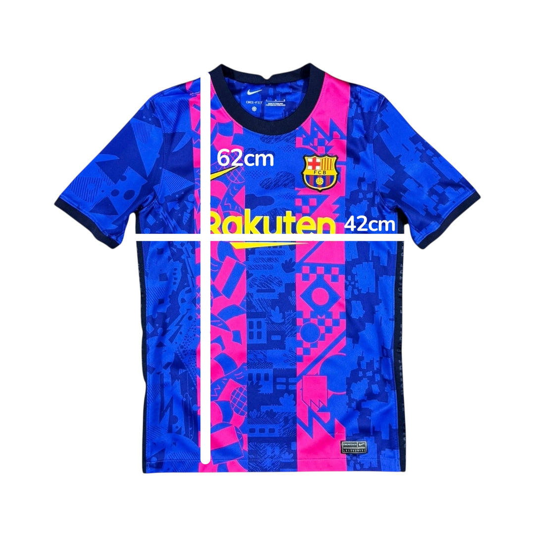 2021-22 Barcelona Nike Home Shirt - 10/10 - (13-14 Years)
