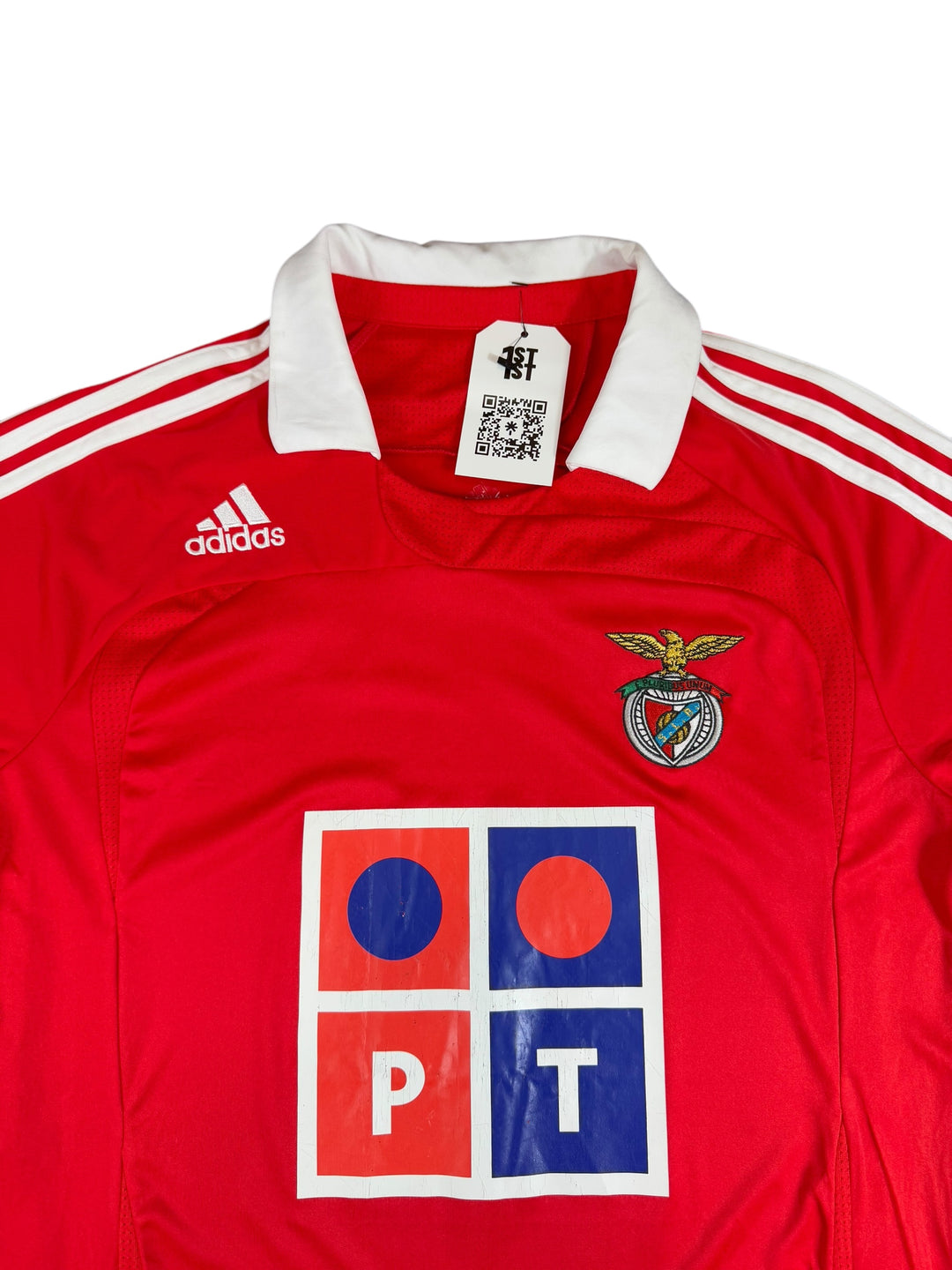 2007/08 Benfica Adidas Home Football Shirt - 7/10 - (M)