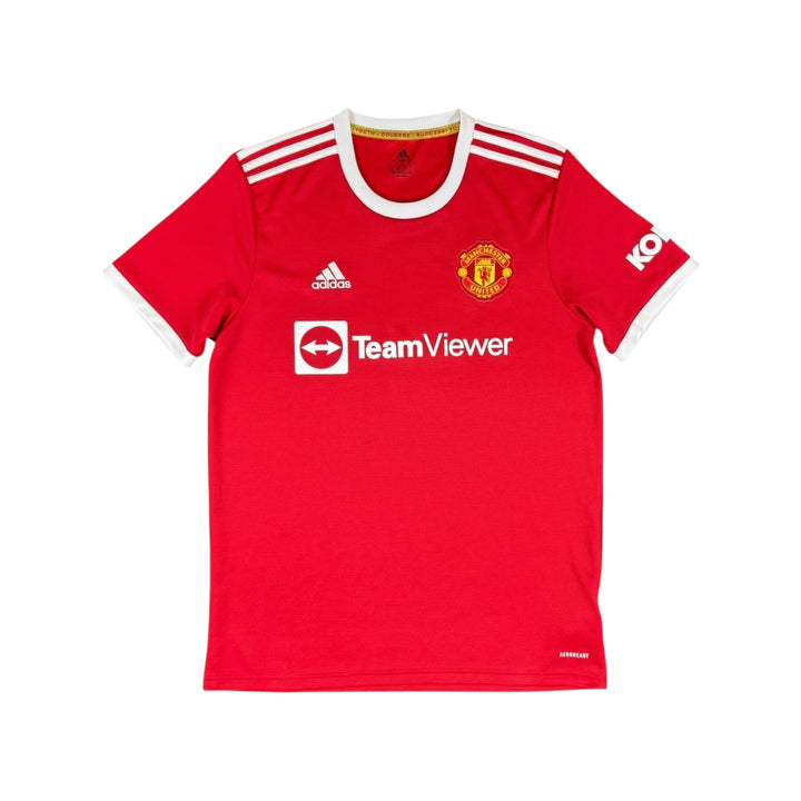 2021-22 Manchester United Adidas Home Shirt - 9/10 - (L)