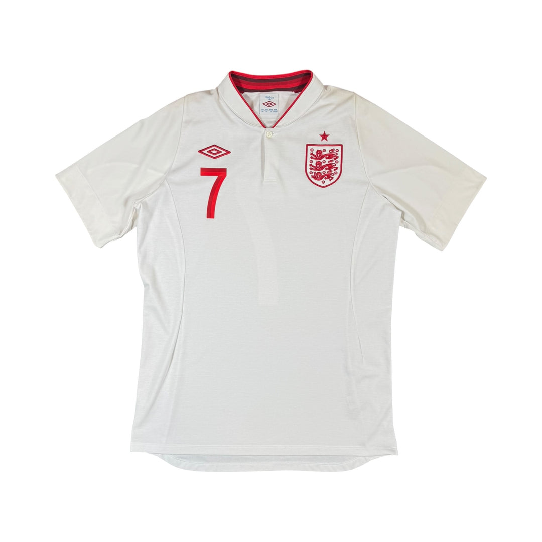 2012-13 England Umbro Home Shirt TOWNSEND #7 - 9/10 - (M)