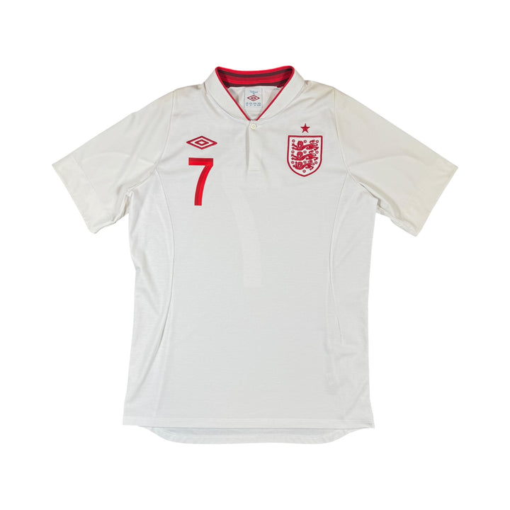 2012-13 England Umbro Home Shirt TOWNSEND #7 - 9/10 - (M)