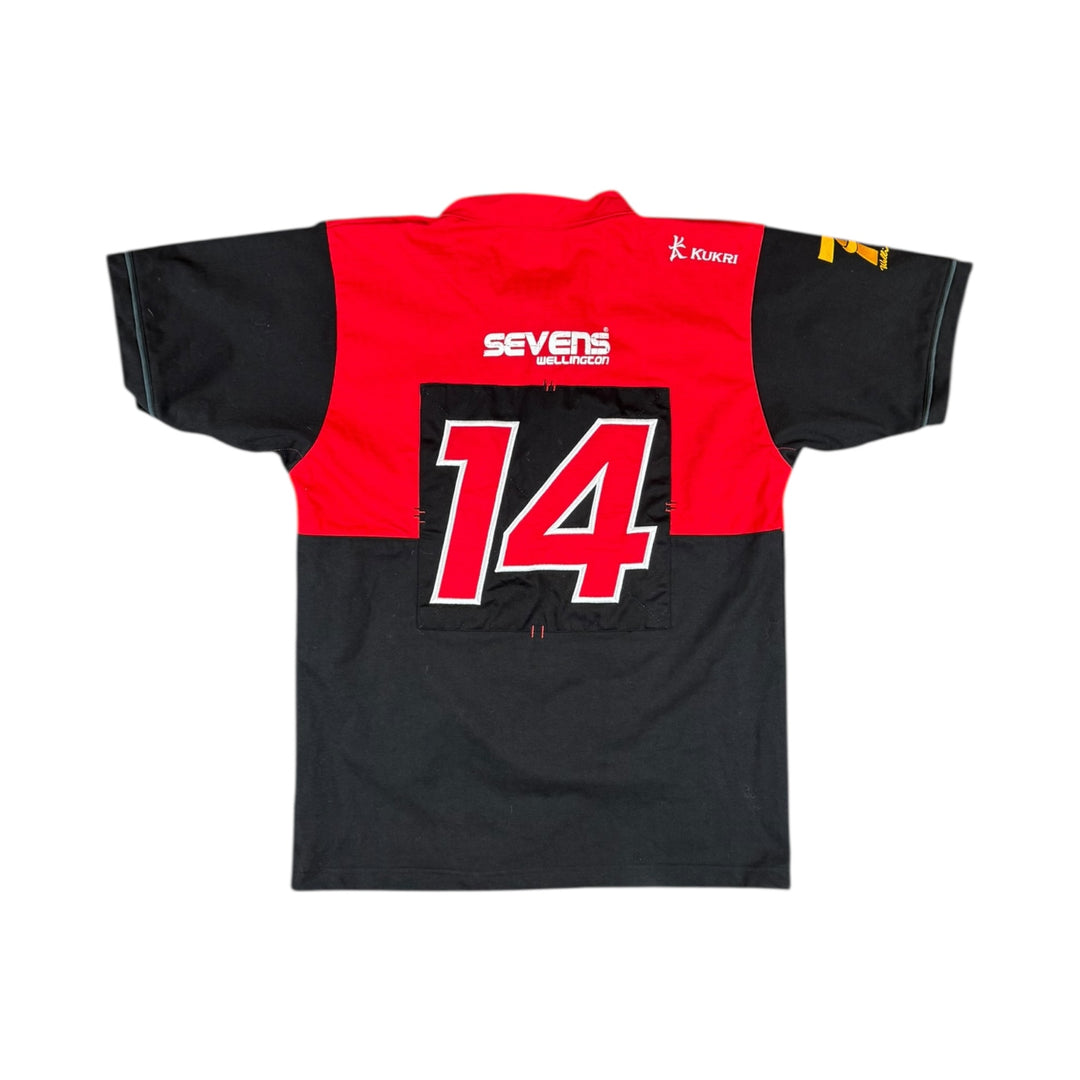 2014 New Zealand Sevens Kukri Rugby Shirt - 9/10 - (L)