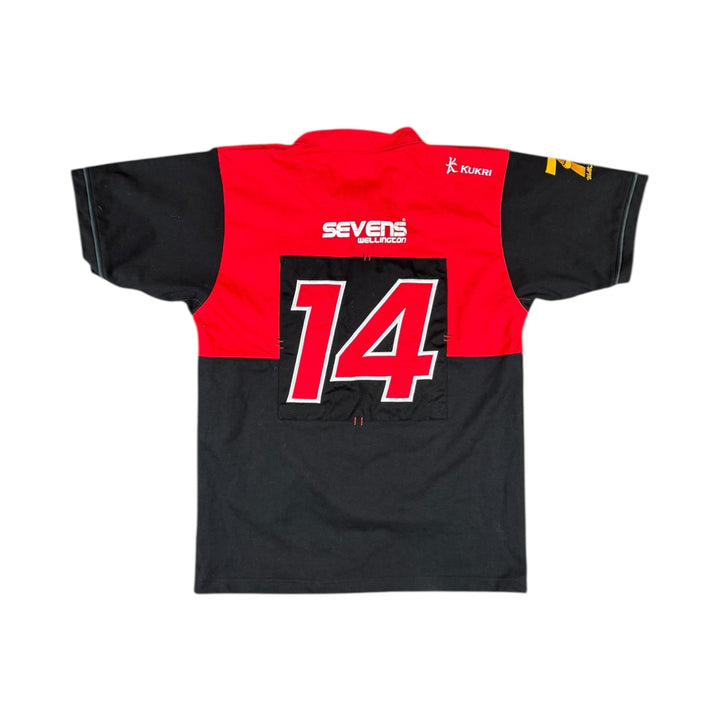 2014 New Zealand Sevens Kukri Rugby Shirt - 9/10 - (L)