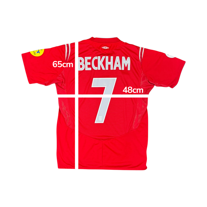 2004-06 England Umbro Away Shirt BECKHAM #7 - 9/10 - (S)