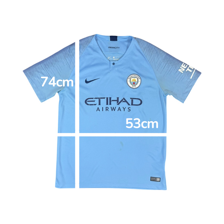 2018-19 Manchester City Home Shirt - 7/10 - (L)