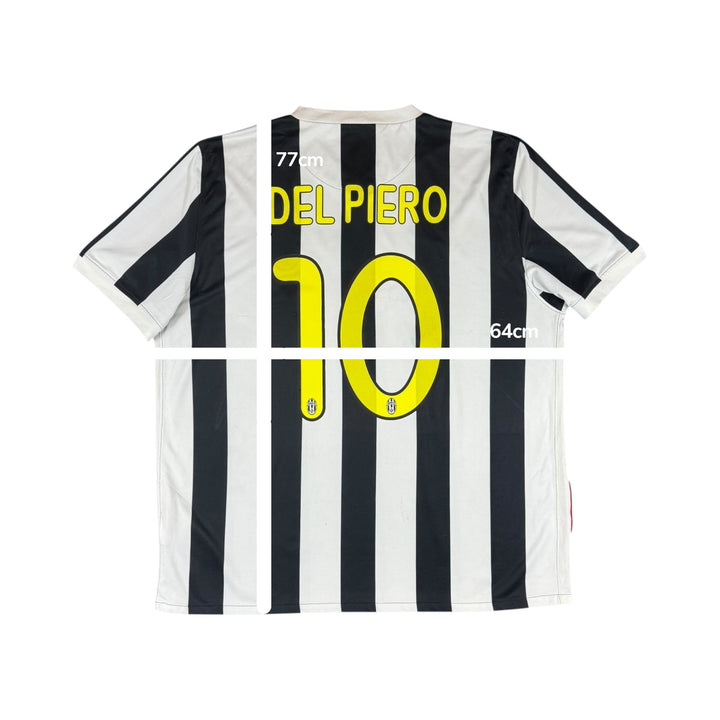 2009-10 Juventus Nike Home Shirt #10 DEL PIERO - 8/10 - (2XL)