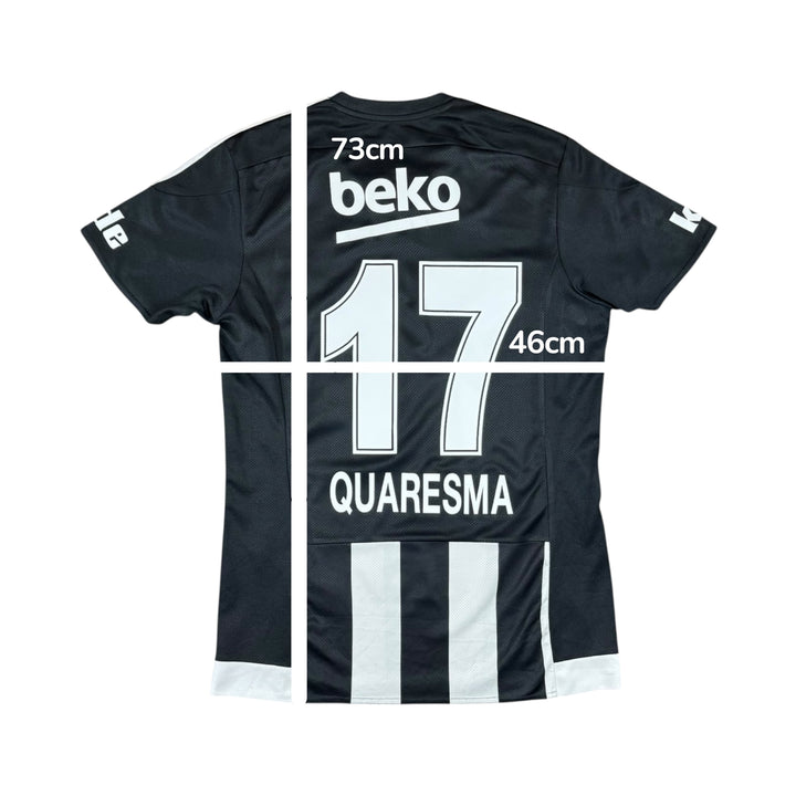 2015-16 Besiktas Adidas Home Shirt #17 QUARESMA - 8/10 - (M)