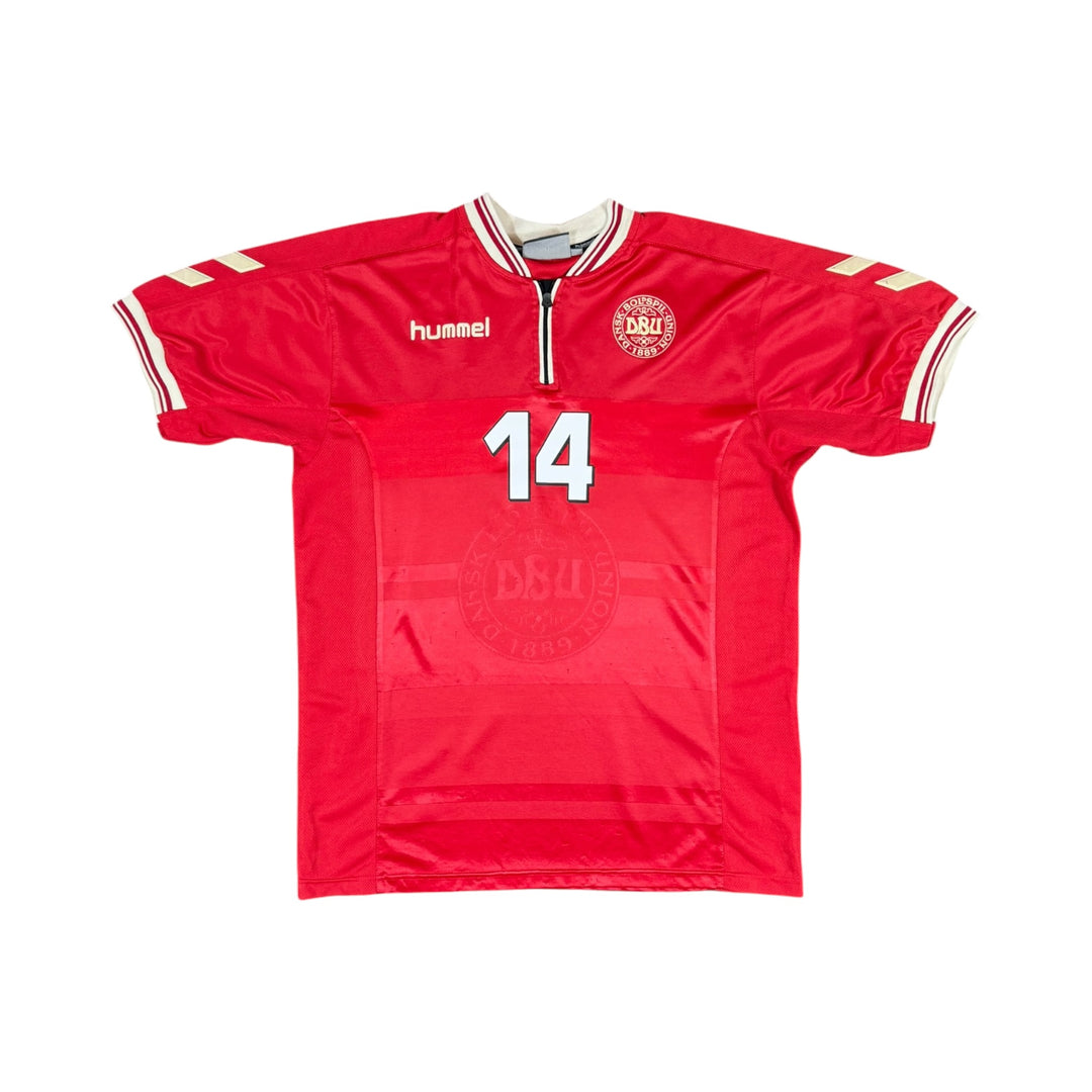 2000-02 Denmark Home Shirt #14 NIELSEN - 9/10 - (L)