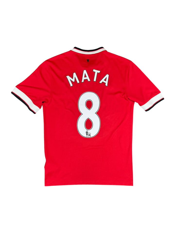 2014/15 Manchester United Nike Home Football Shirt #8 Mata - 8/10 - (S)