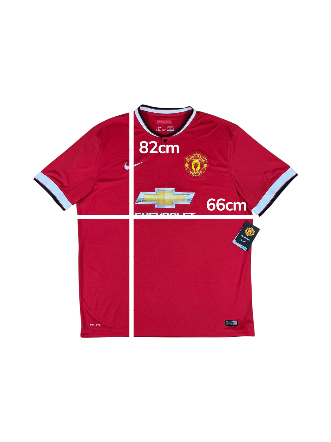 2013/14 Manchester United Nike Home Football Shirt Brand New (2XL)
