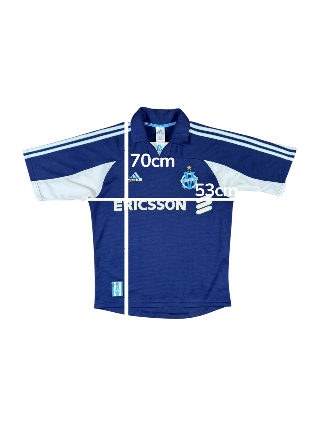 1999/2000 Marseille Adidas Away Shirt - 9/10 - (S)