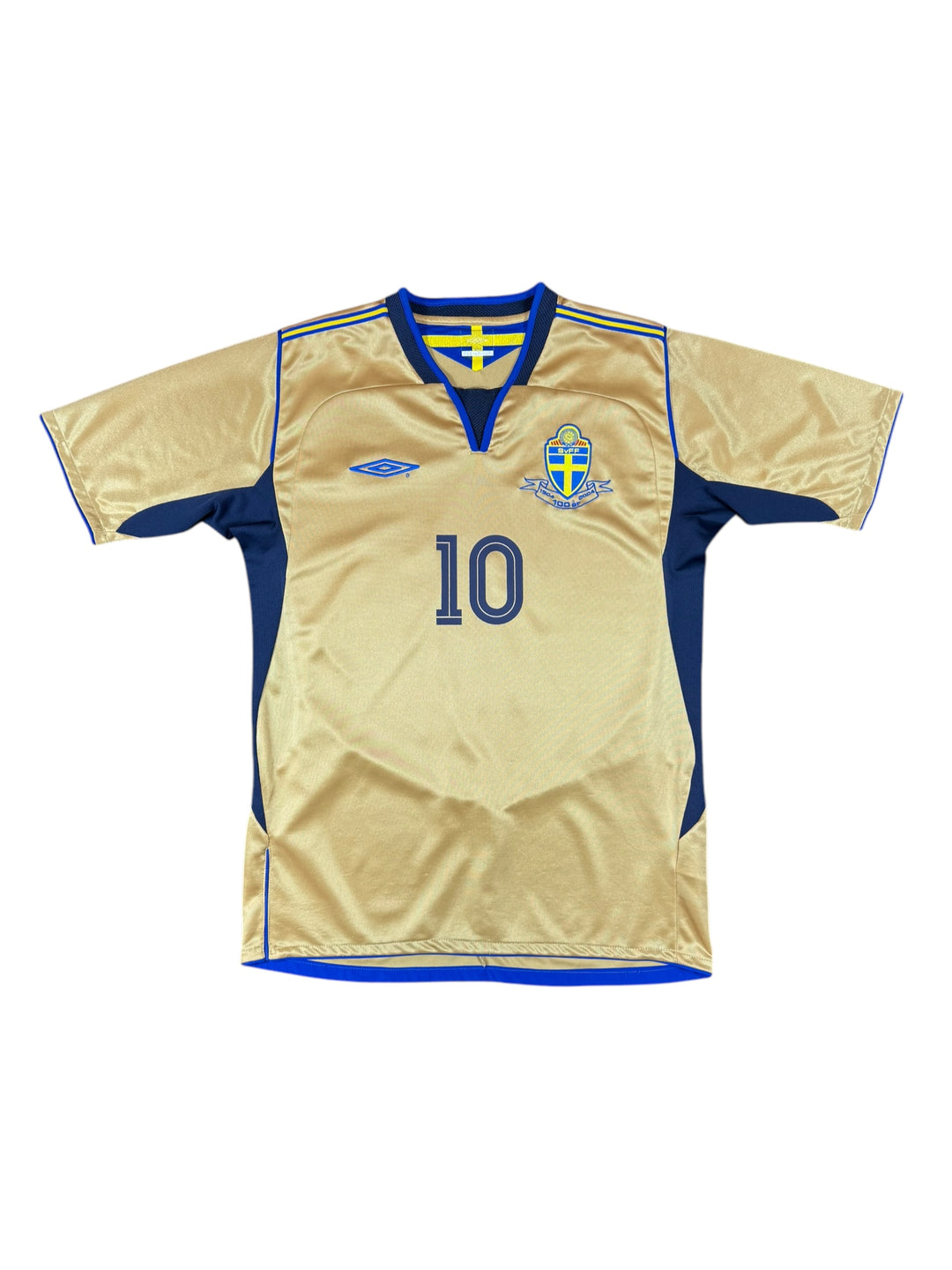 2004 Sweden Umbro Centenary Football Shirt #10 IBRAHIMOVIC - 8/10 - (M)