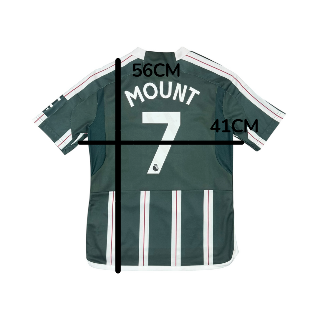 2023-24 Manchester United Away Shirt MOUNT #7 Brand New (11-12 Years)