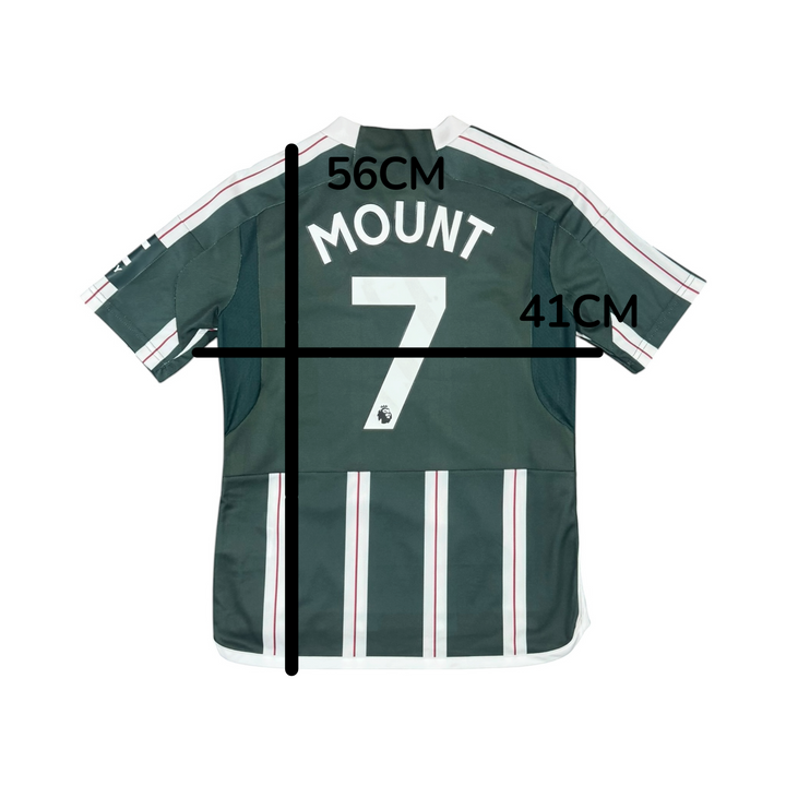 2023-24 Manchester United Away Shirt MOUNT #7 Brand New (11-12 Years)