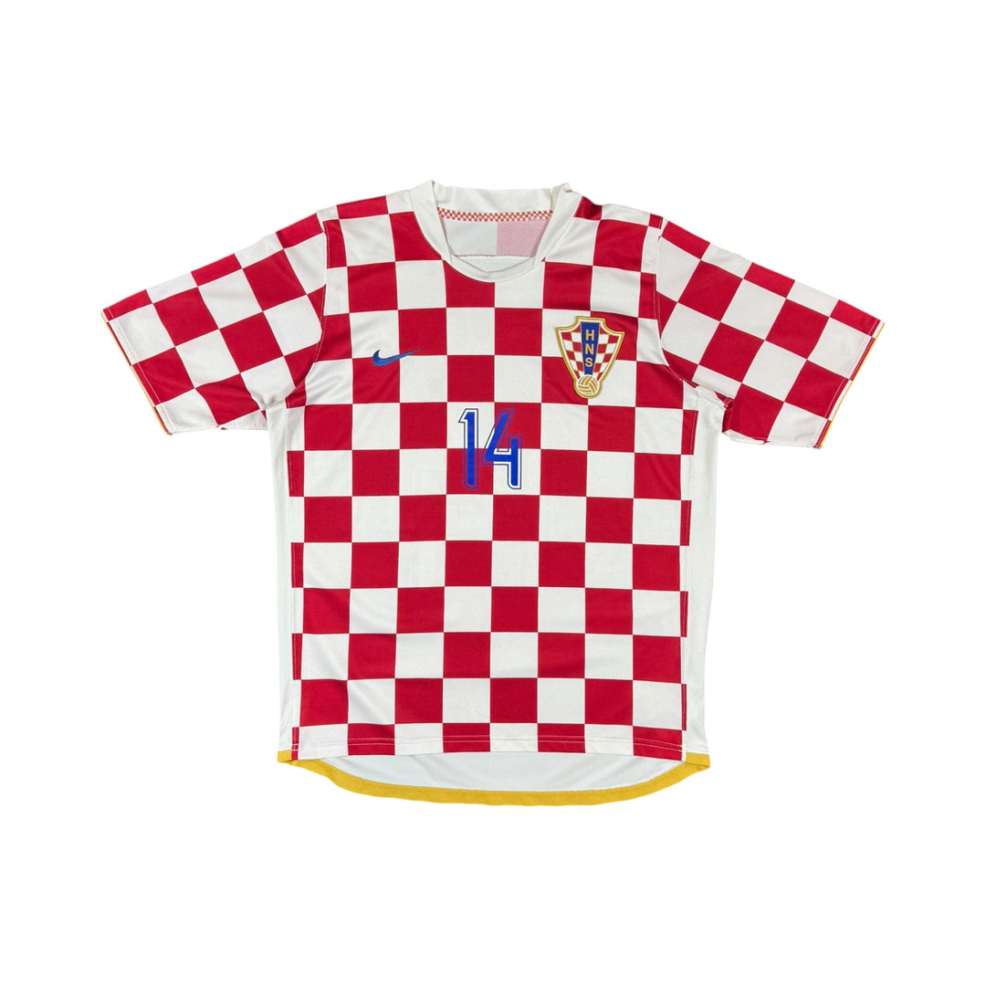 2006-08 Croatia Home Shirt MODRIC #14 - 8/10 - (XL)