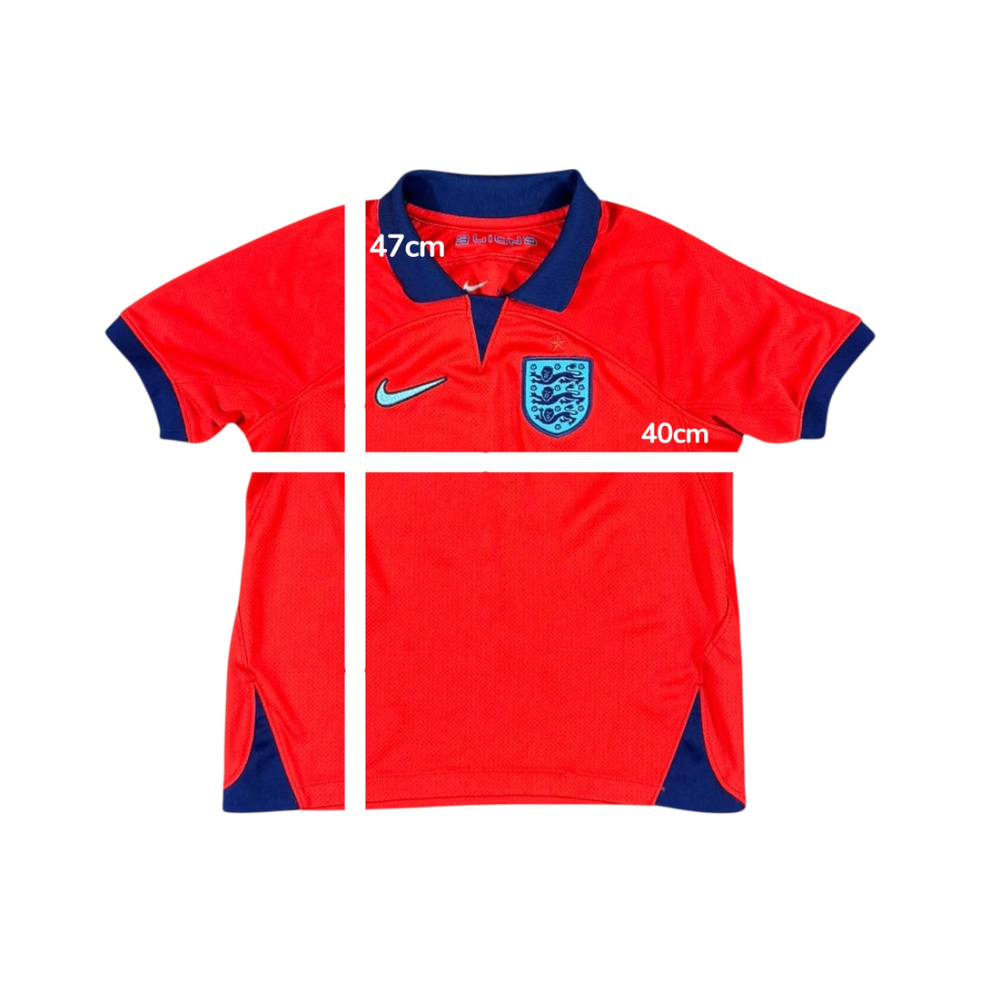 2022-23 England Nike Away Shirt - 8/10 - (7-8 Years)