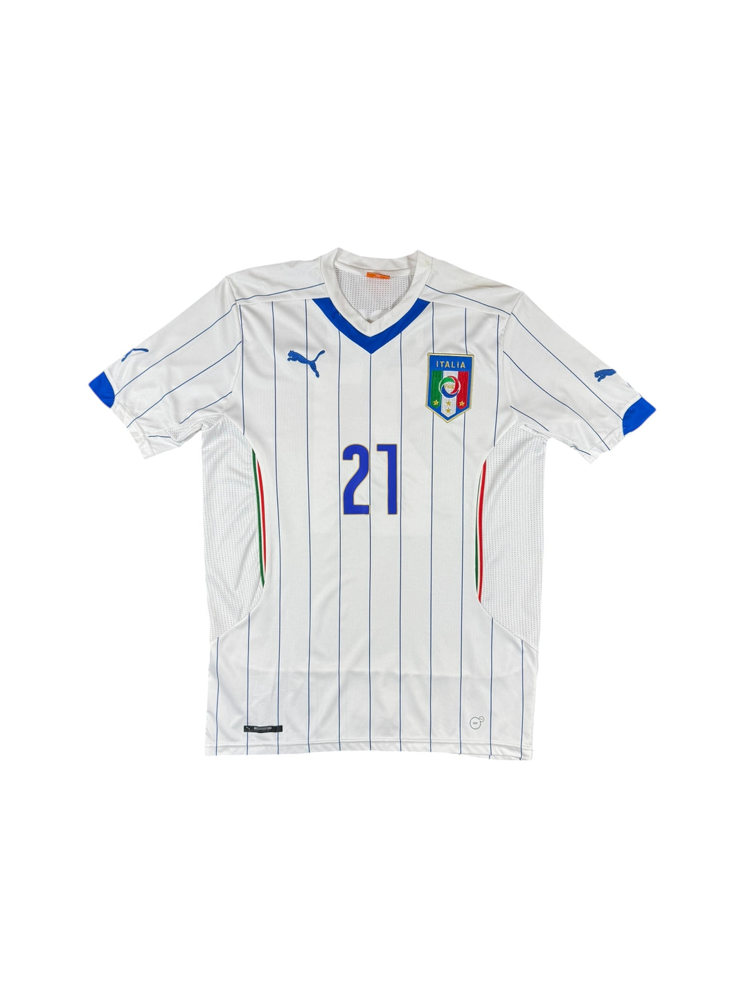 2014-15 Italy Puma Away Shirt #21 PIRLO - 9/10 - (M)
