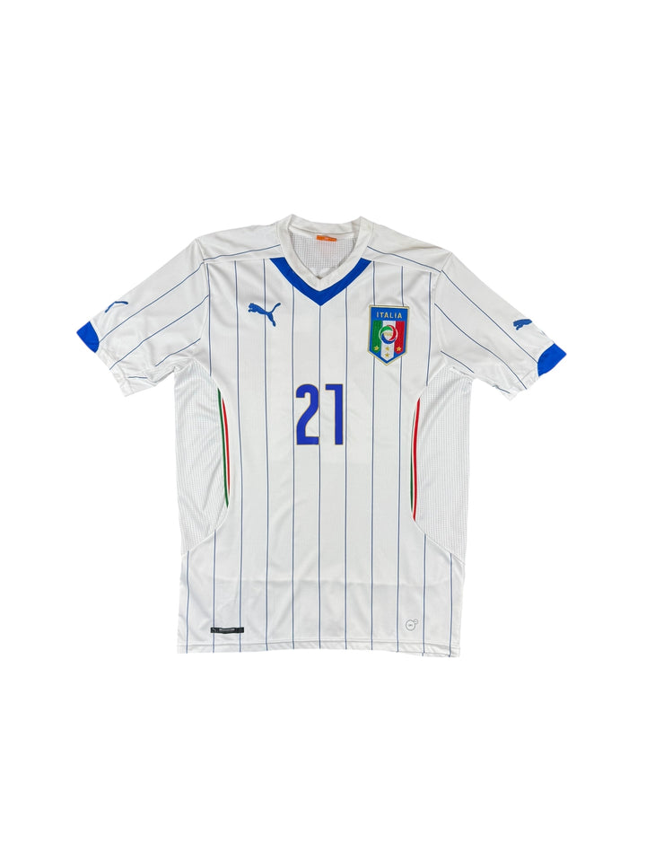 2014-15 Italy Puma Away Shirt #21 PIRLO - 9/10 - (M)