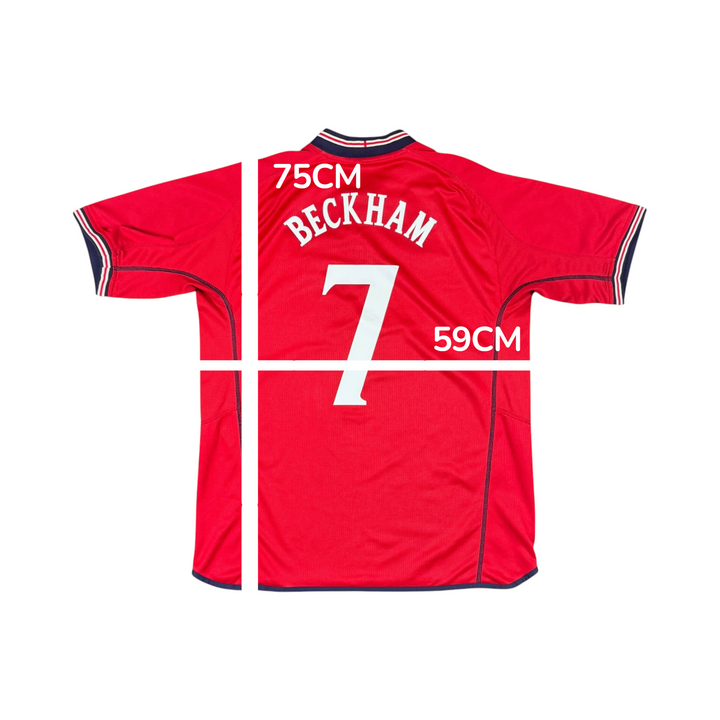 2002-03 England Umbro Away Reversible Shirt BECKHAM #7 - 8/10 - (2XL)