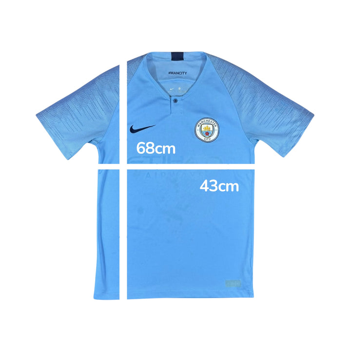 2018-19 Manchester City Nike Home Shirt - 6/10 - (S)