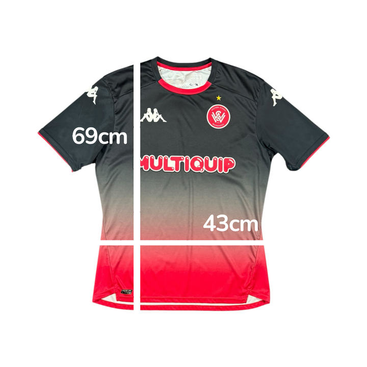 2021-22 Western Sydney Wanderers Youth Player Issue Home Shirt - 9/10 - (M)