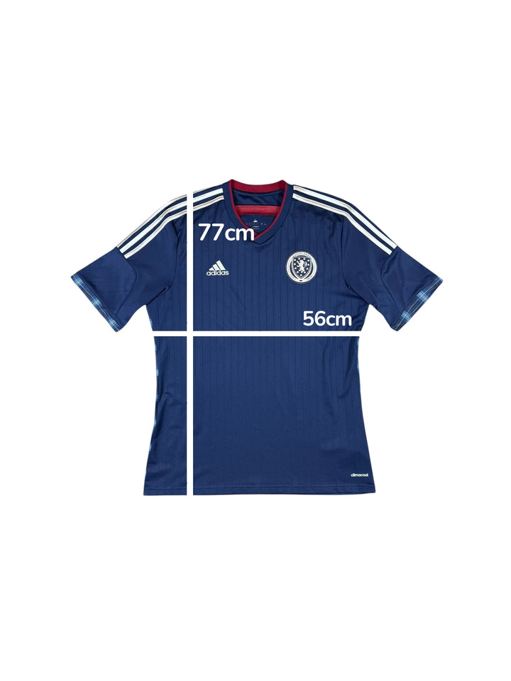 2014-15 Scotland Adidas Home Shirt - 8/10 - (L)