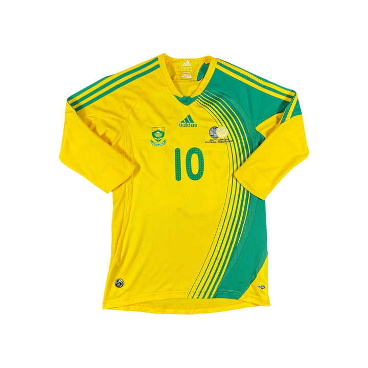 2007-09 South Africa Adidas Home Shirt #10 PIENAAR - 9/10 - (S)