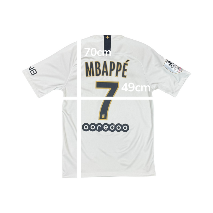 2018-19 Paris Saint Germain Nike Away Shirt #7 MBAPPE - 8/10 - (S)
