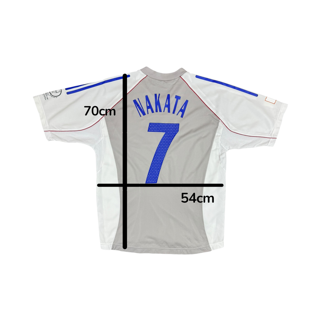 2002 Japan Adidas Away Shirt Player Authentic #7 NAKATA - 8/10 - (M)