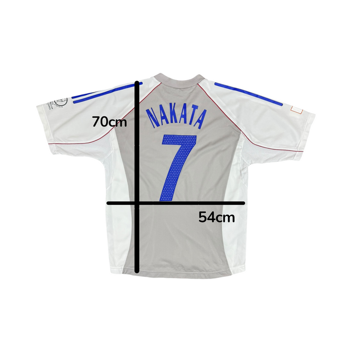 2002 Japan Adidas Away Shirt Player Authentic #7 NAKATA - 8/10 - (M)