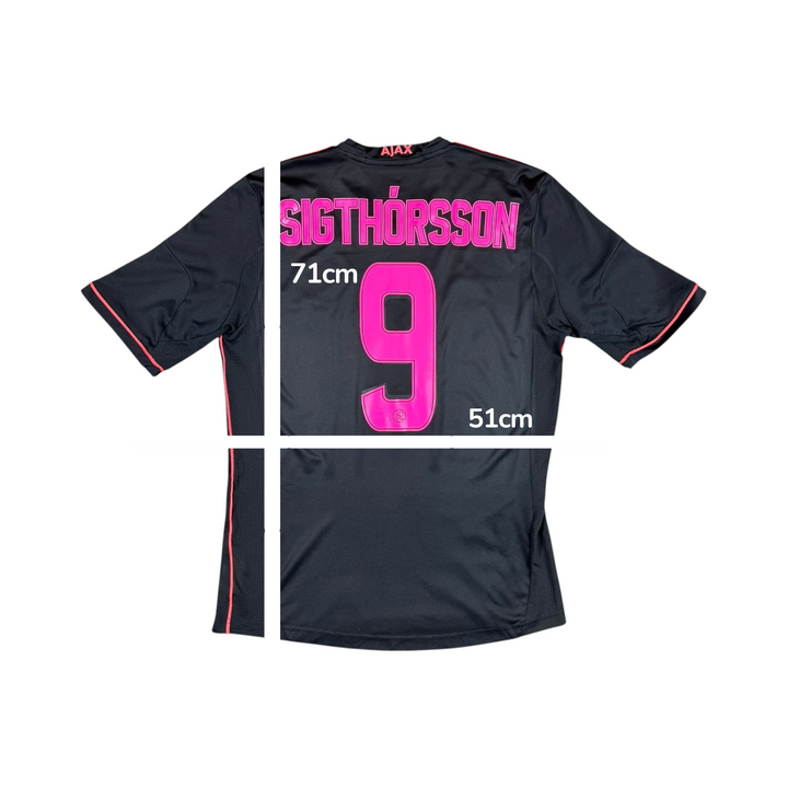 2013-14 Ajax Adidas Away Shirt #9 SIGTHORSSON - 9/10 - (M)