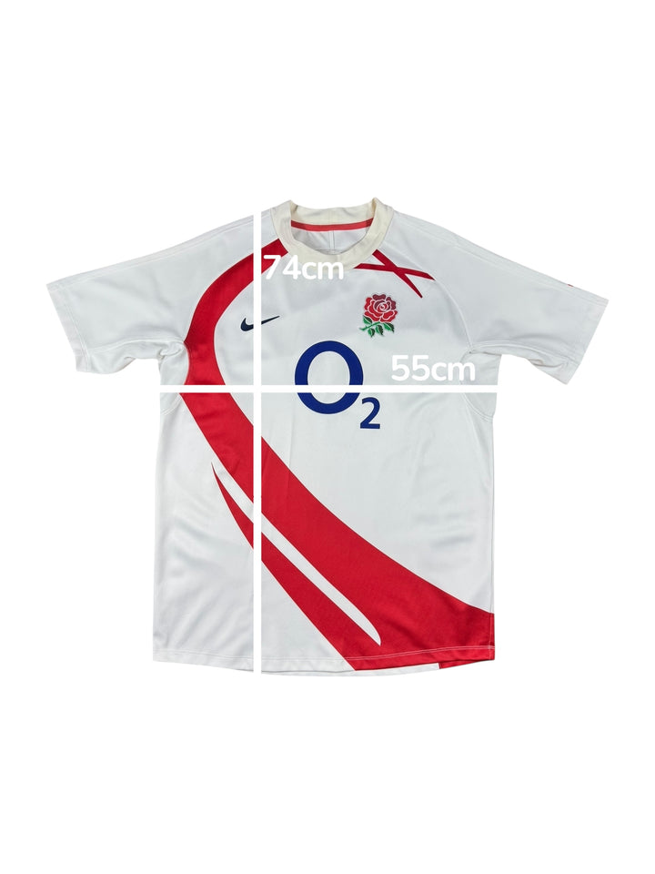2007/09 England Nike Home Rugby Shirt - 8/10 - (L)