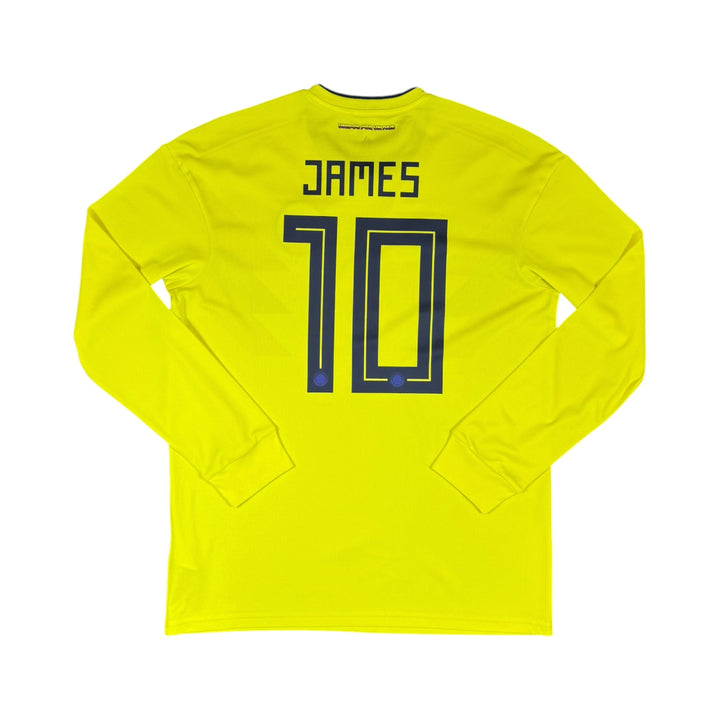 2018-19 Colombia Home L/S Shirt JAMES #10 - 8/10 - (L)
