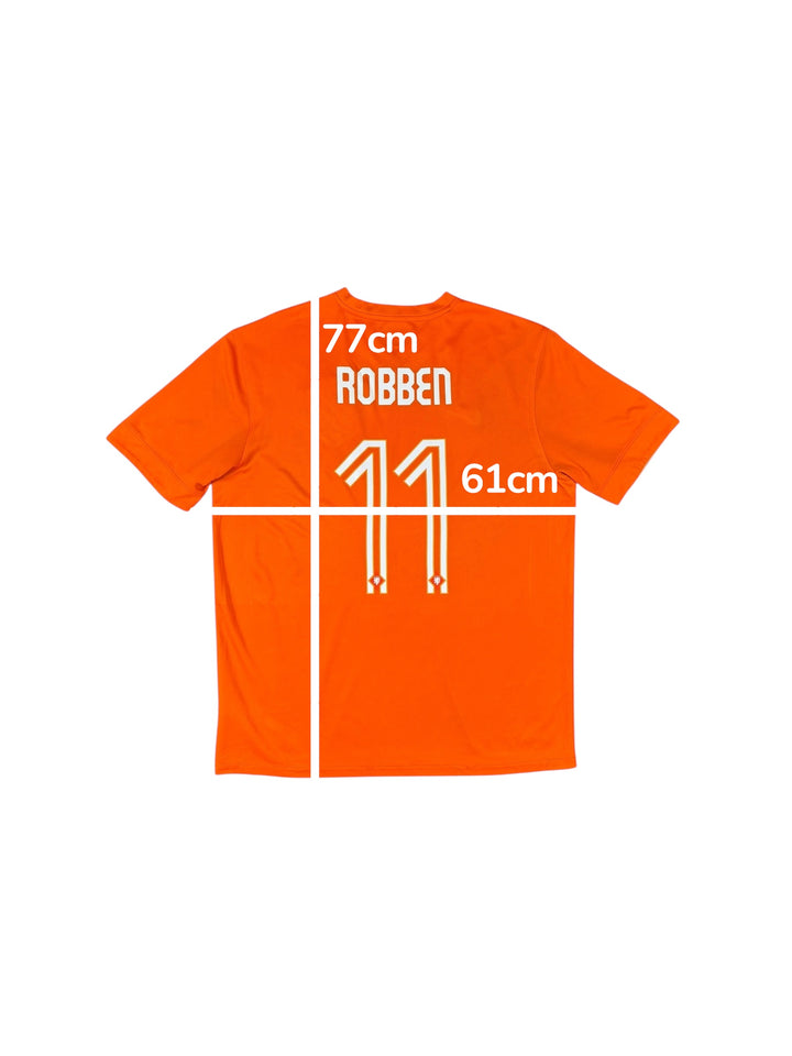 2014-15 Netherlands Nike Home Shirt #11 ROBBEN - 9/10 - (XL)