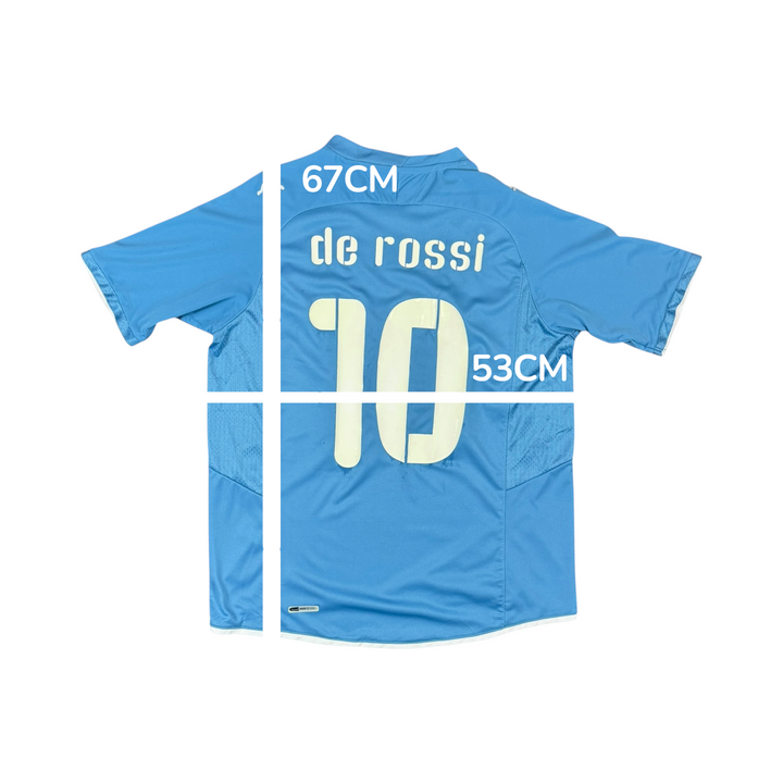 2009-10 Italy Puma Home Shirt DE ROSSI #10 - 8/10 - (M)