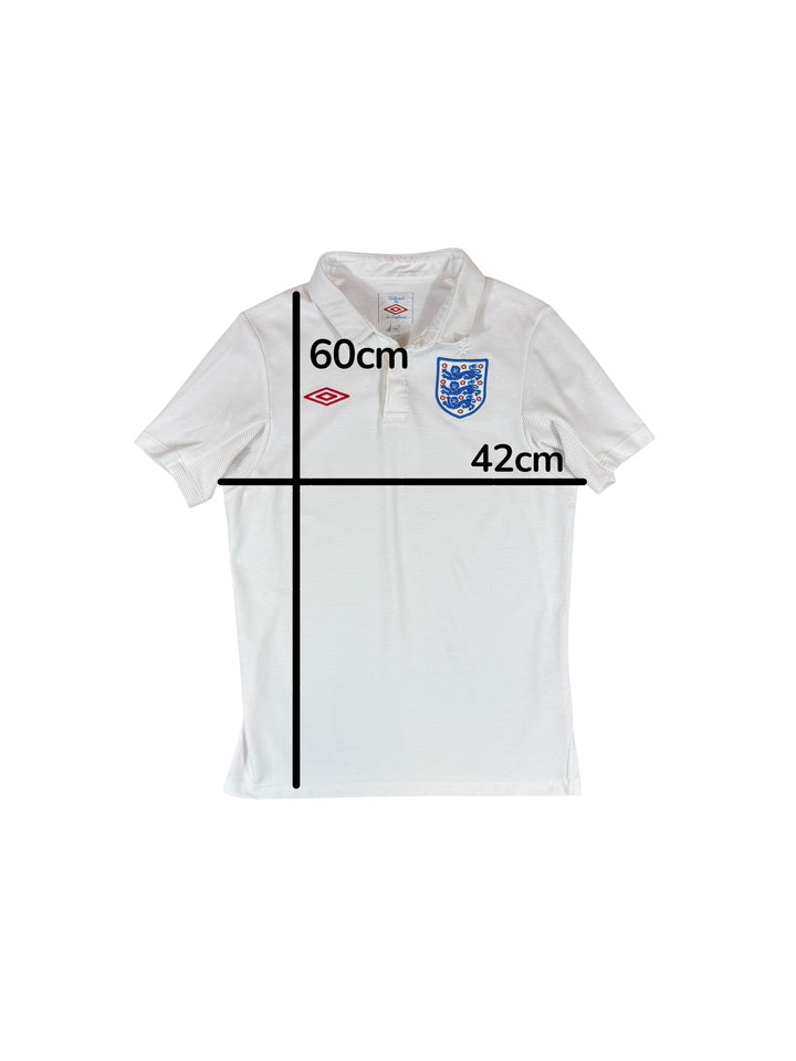 2009-10 England Umbro Home Shirt - 9/10 - (13-15 Years)