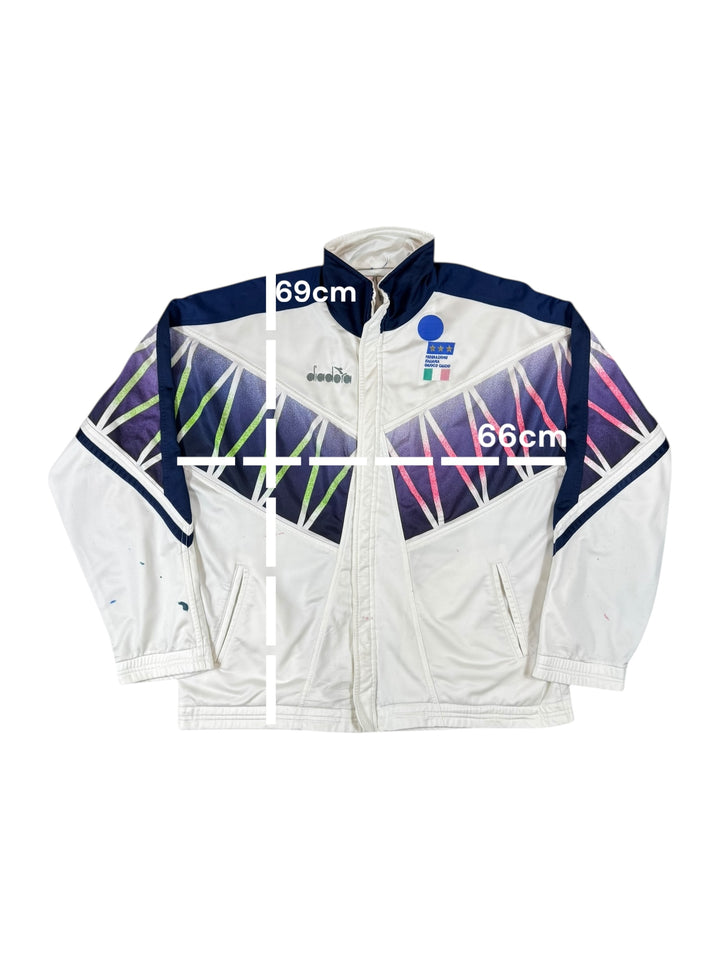 1994 Italy Diadora Football Track Jacket - 5/10 - (L)