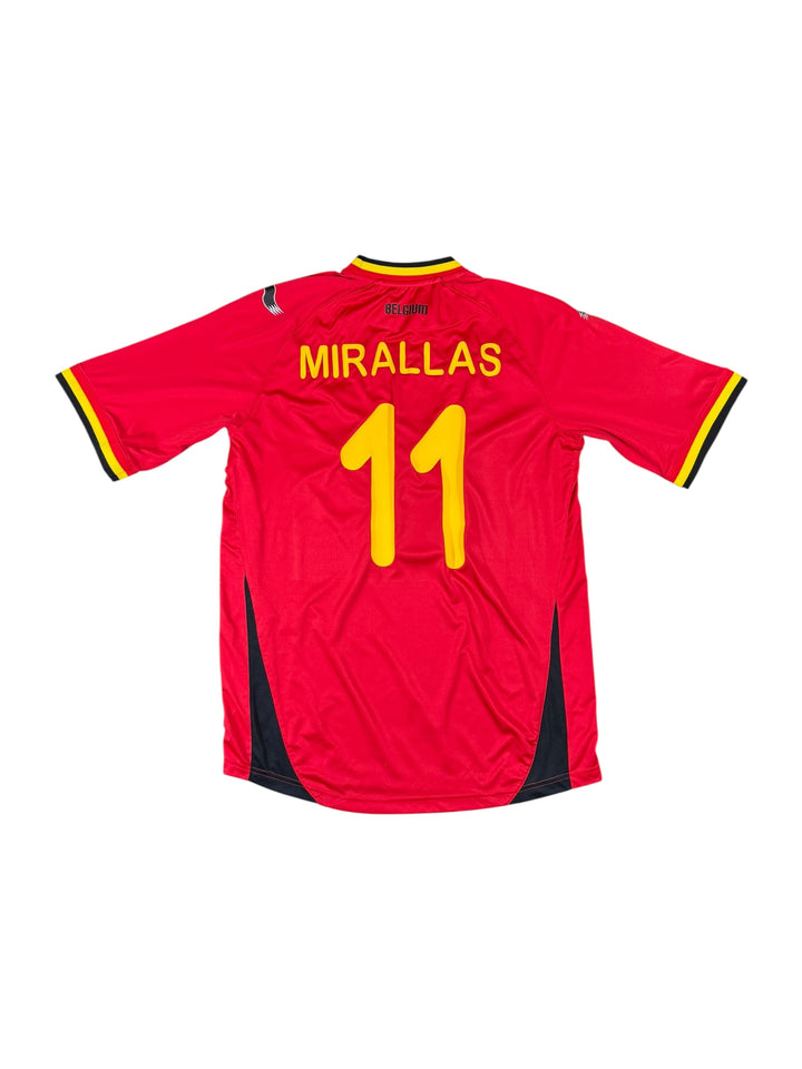 2014/15 Belgium Burrda Sports Home Shirt #11 MIRALLAS - 8/10 - (XL)