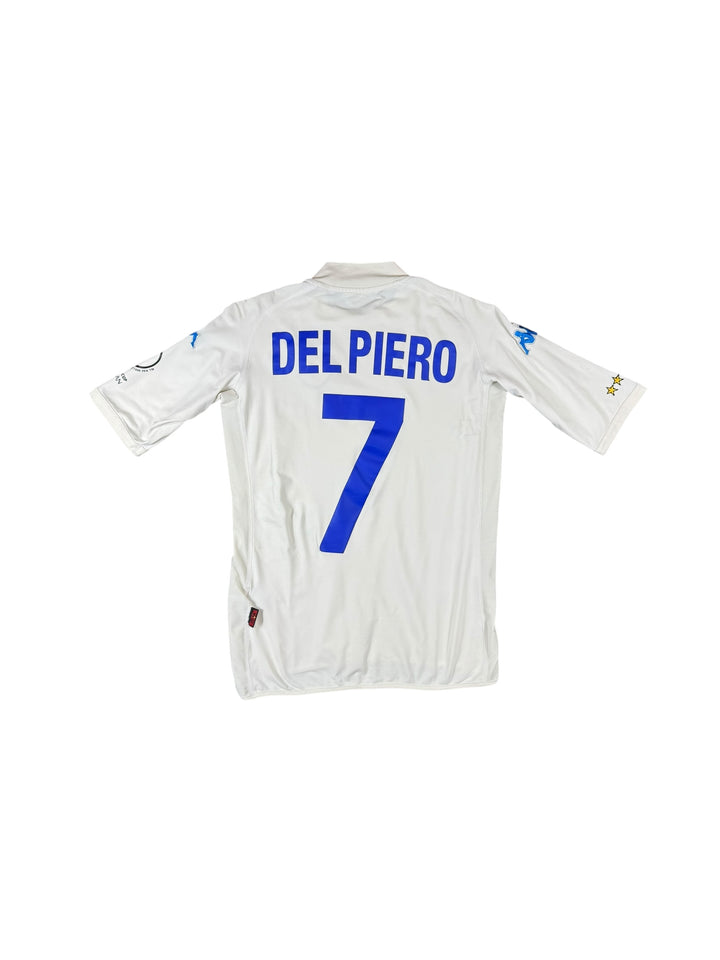 2002-04 ITALY Kappa Kombat Away Shirt #7 DEL PIERO - 8/10 - (S)