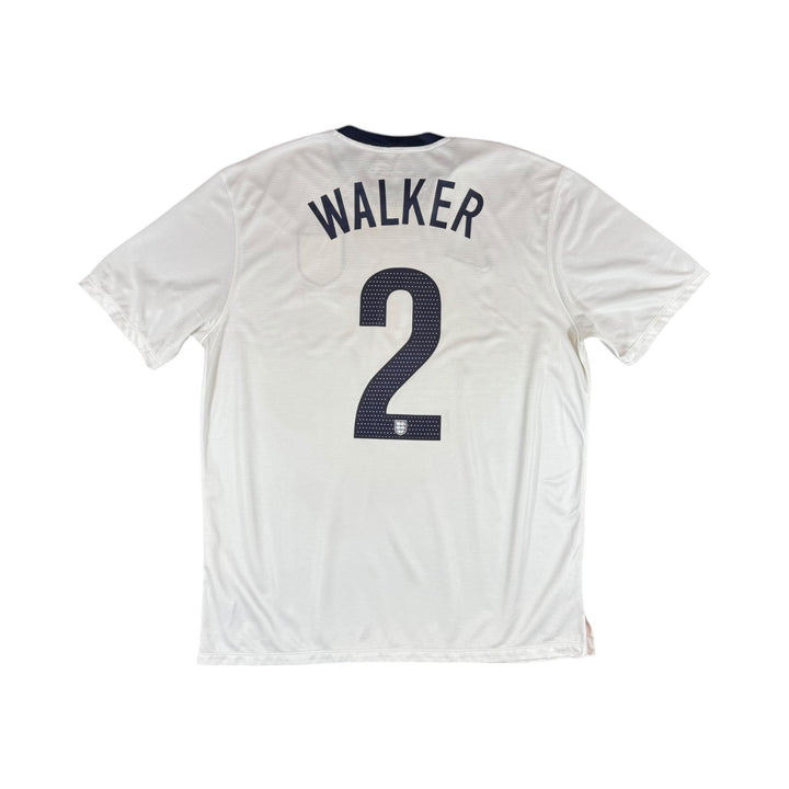 2013-14 England Nike Home Shirt #2 WALKER - 8/10 - (XL)