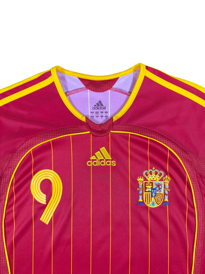 2006 Spain Adidas Home Football Shirt #9 F. TORRES - 8/10 - (S)