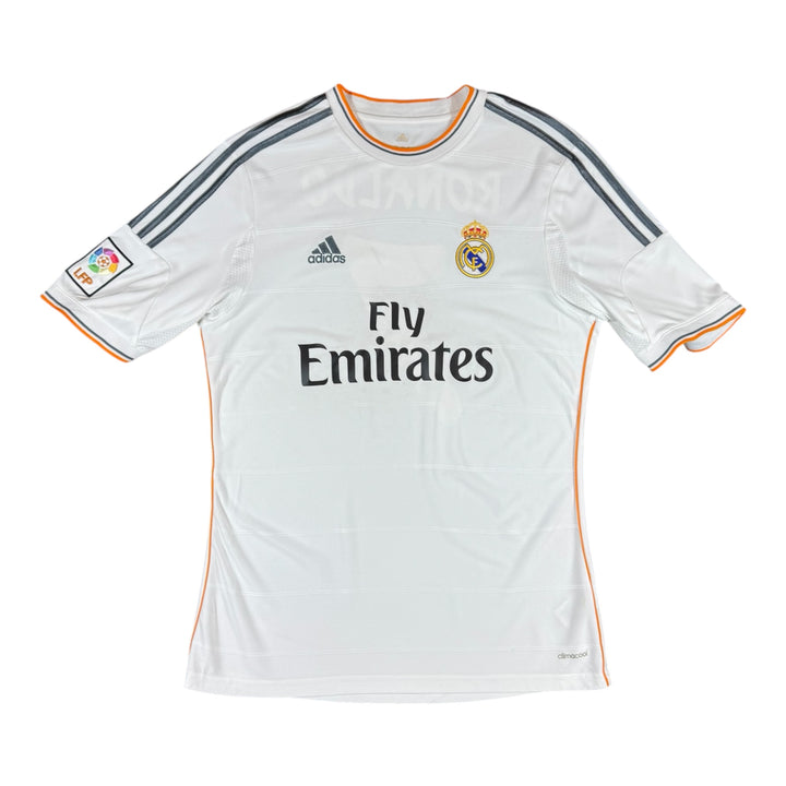 2013-14 Real Madrid Adidas Home Shirt #7 RONALDO - 8/10 - (L)