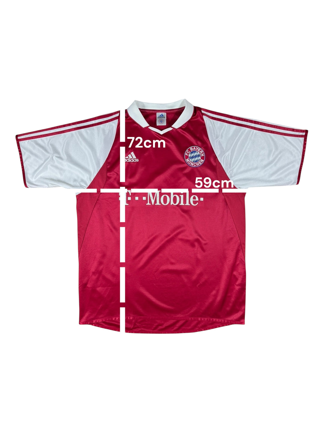2003/04 Bayern Munich Adidas Home Football Shirt - 7/10 - (L)