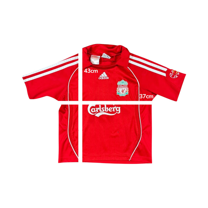 2006-08 Liverpool Adidas Home Shirt - 7/10 - (4-5 Years)