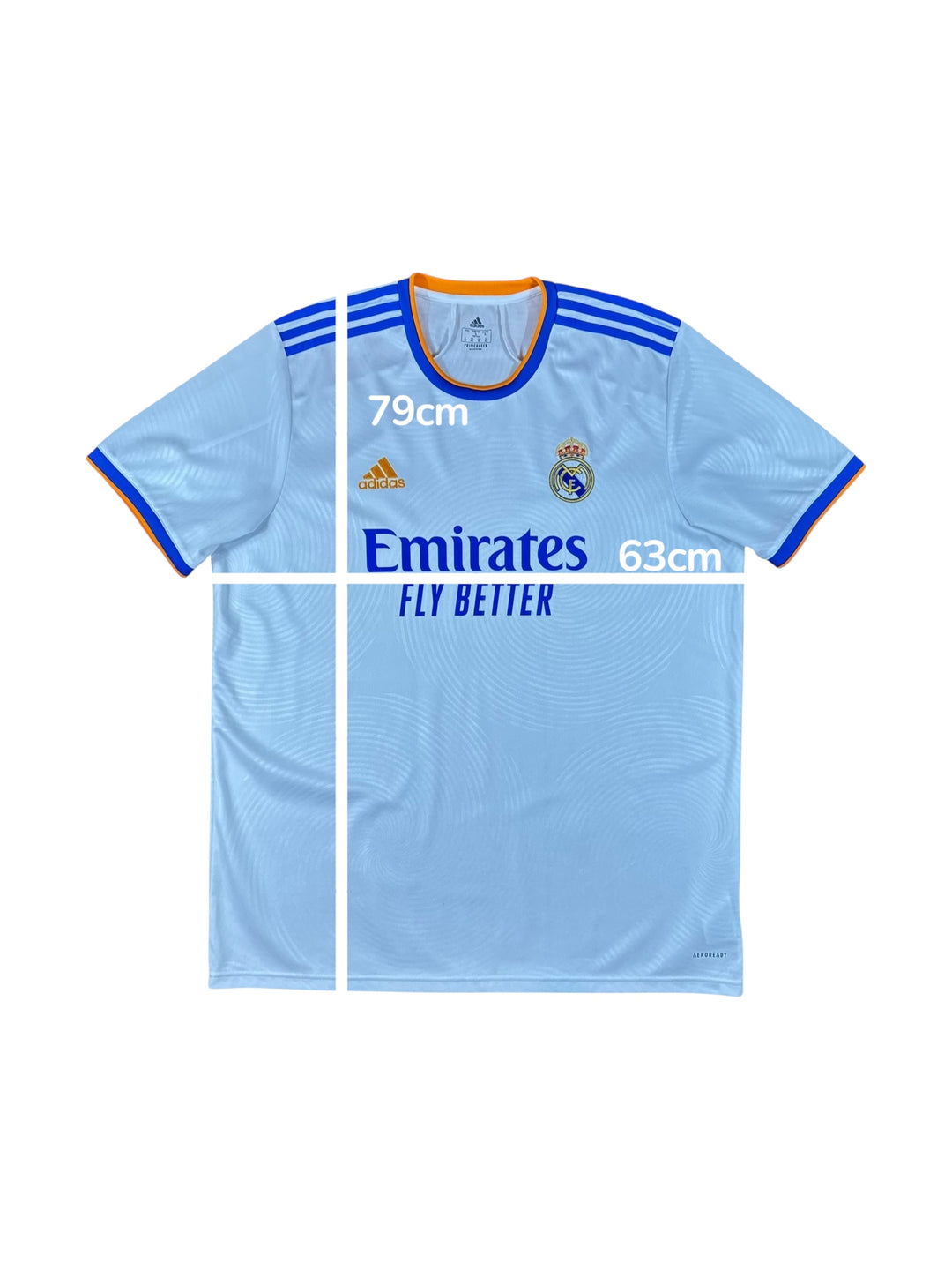 2021/22 Real Madrid Adidas Home Football Shirt - 8/10 - (XL)